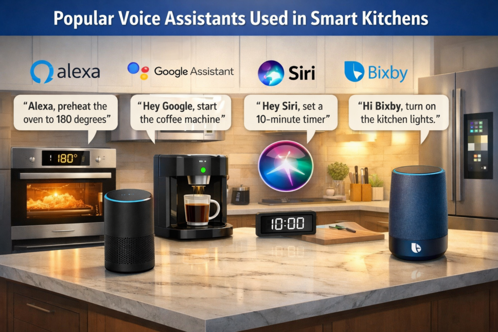 Popular Voice Assistants Used in Smart Kitchens