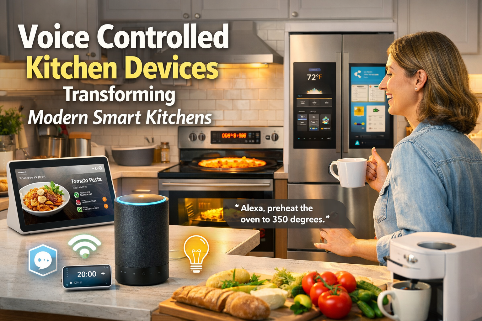 Voice Controlled Kitchen Devices Transform 70% of Modern Smart Homes